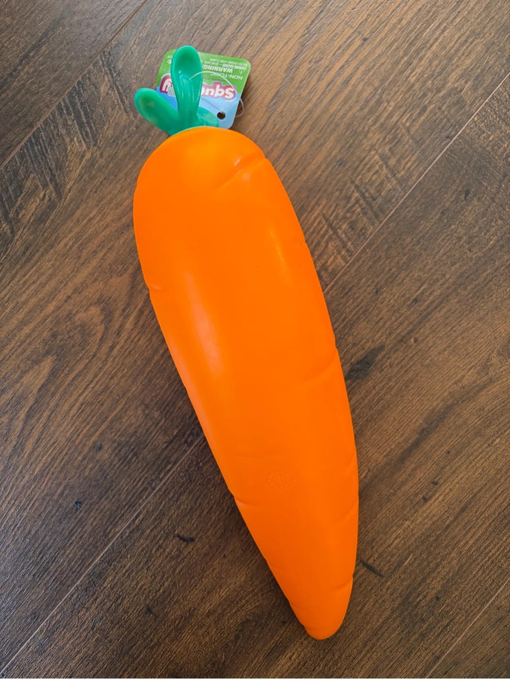 Carrot Plush Toy - Orange with Green Top - Kids Toys